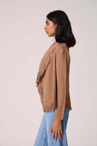 Emilia Fringe Overlay - Mocha