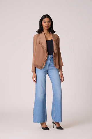 Emilia Fringe Overlay - Mocha