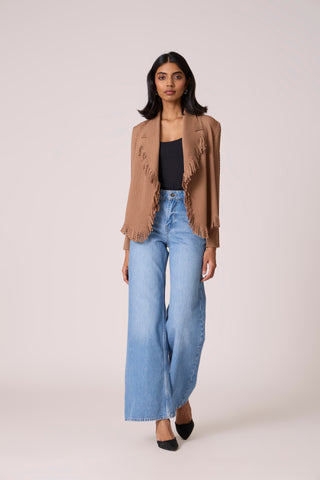 Emilia Fringe Overlay - Mocha