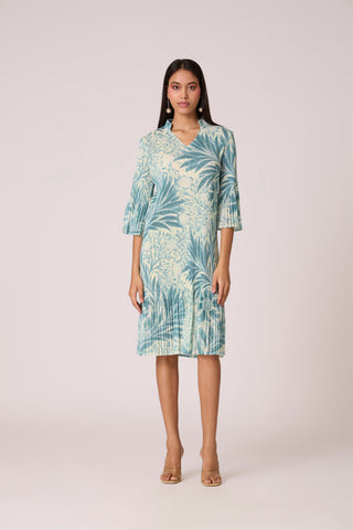 Reene Print Dress - Pistachio Green