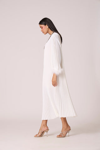 Cayla Kaftan Dress - White