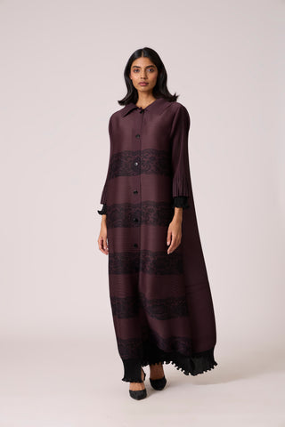 Elisa Maxi Dress - Dark Burgundy