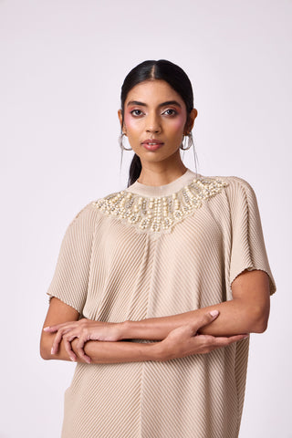 Wisteria Dress - Oyster