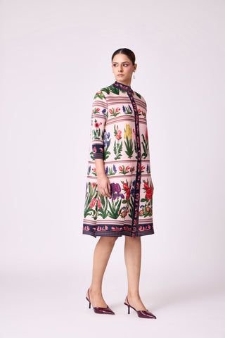 Rory Print Dress - Blush