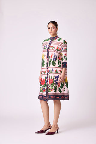 Rory Print Dress - Blush