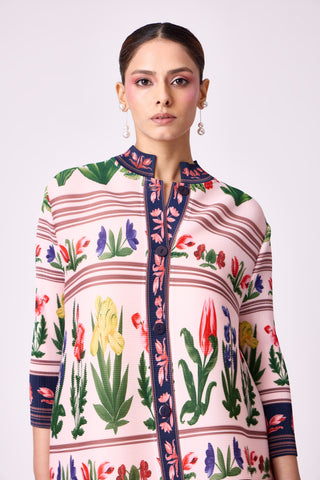 Rory Print Dress - Blush