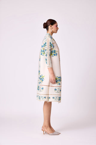 Rory Print Dress - Off White