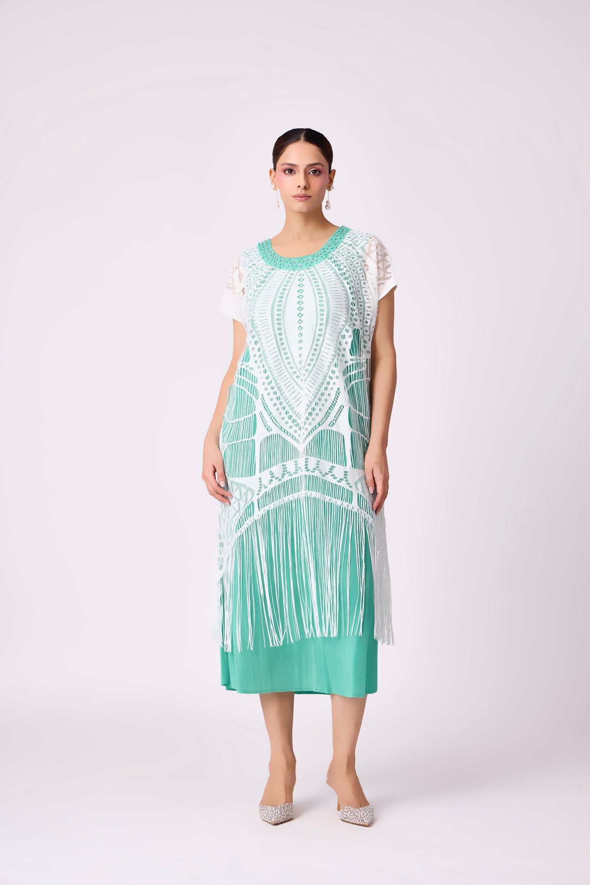 Linnet Dress - Aqua
