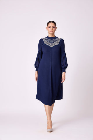 Soleil Dress - Navy