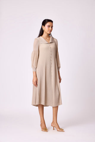 Marcella Dress - Oyster