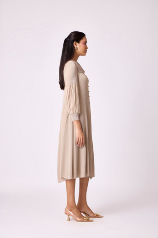 Marcella Dress - Oyster