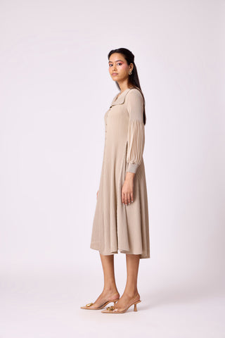 Marcella Dress - Oyster