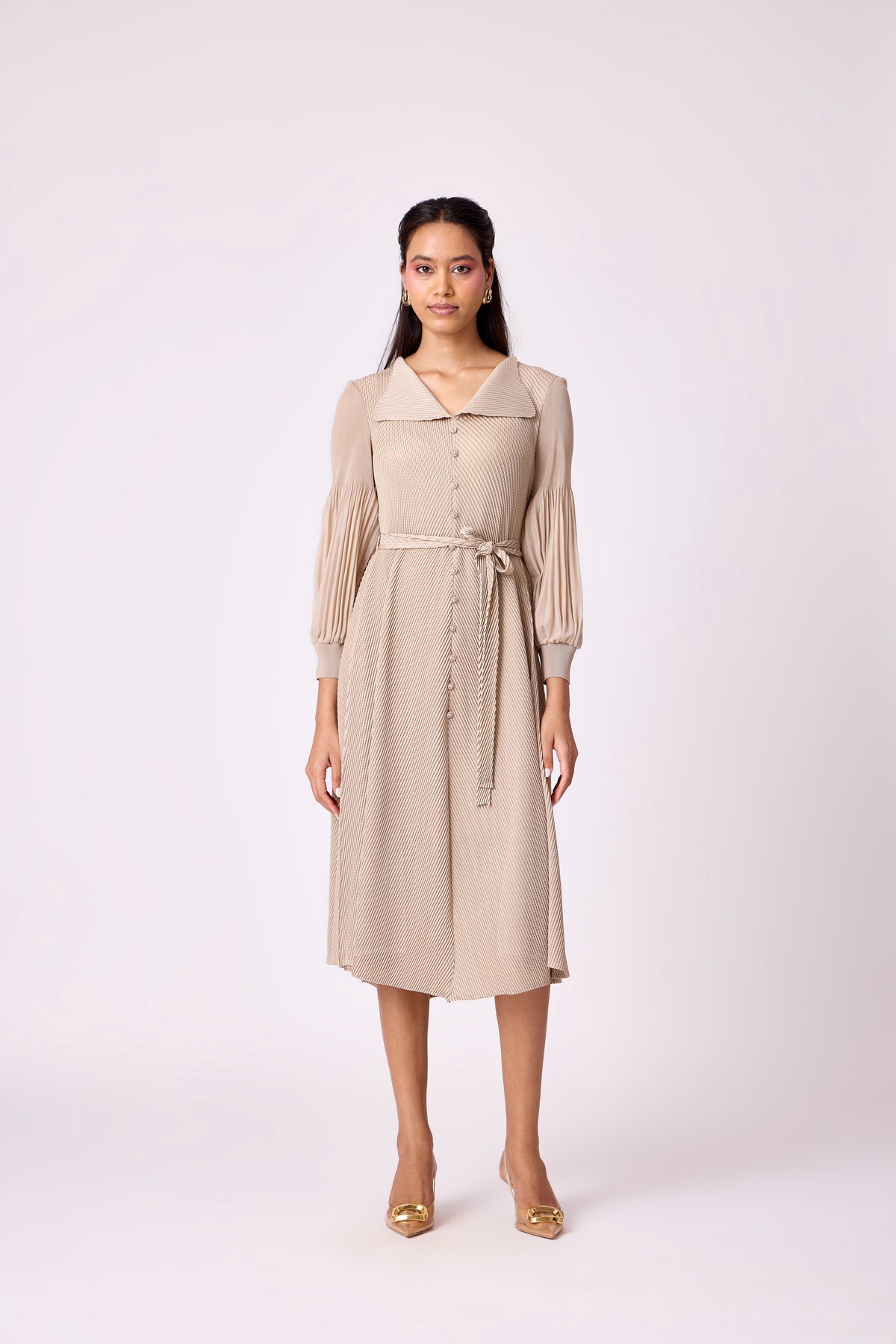 Marcella Dress - Oyster