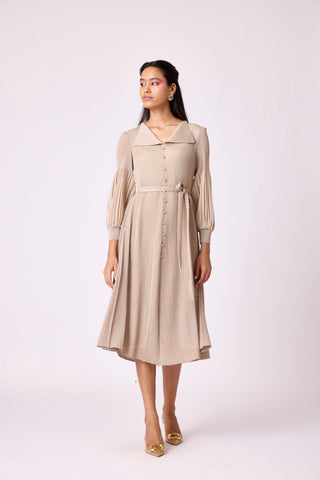 Marcella Dress - Oyster