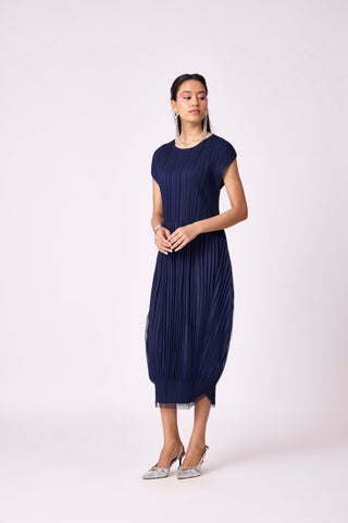 Petra Dress - Navy
