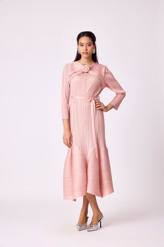 Rose Dress - Salmon