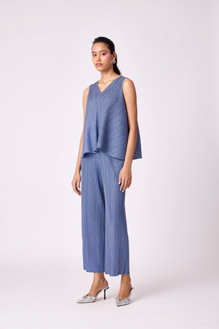 Nia Denim Print Set - Blue