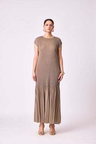 Livia Dress - Taupe