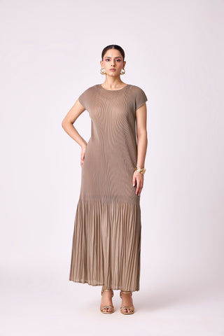 Livia Dress - Taupe
