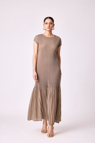 Livia Dress - Taupe
