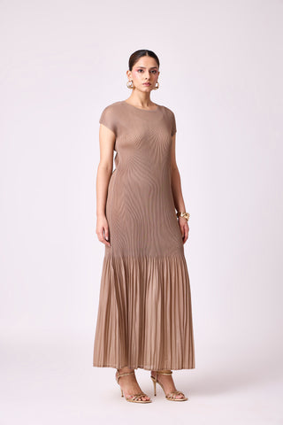 Livia Dress - Taupe