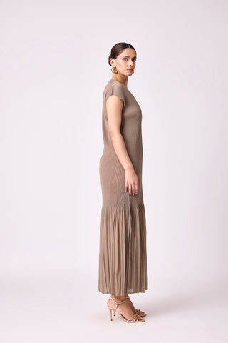 Livia Dress - Taupe
