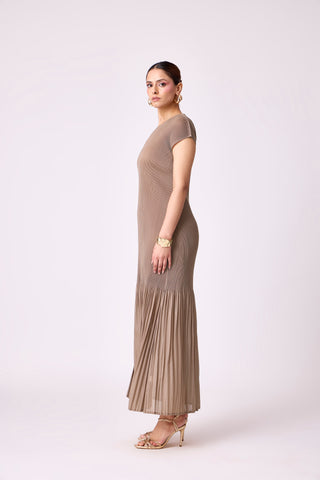 Livia Dress - Taupe