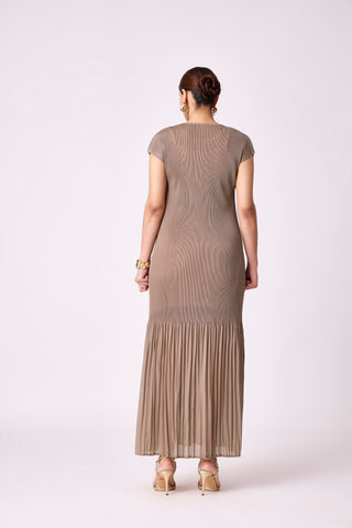 Livia Dress - Taupe