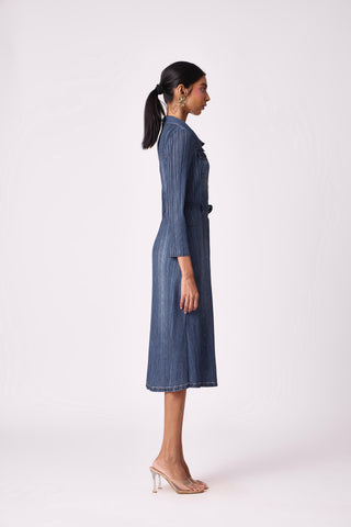 Levy Dress - Denim Blue
