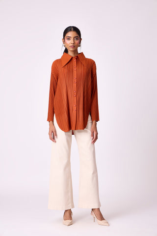 Demi Shirt - Rust Orange