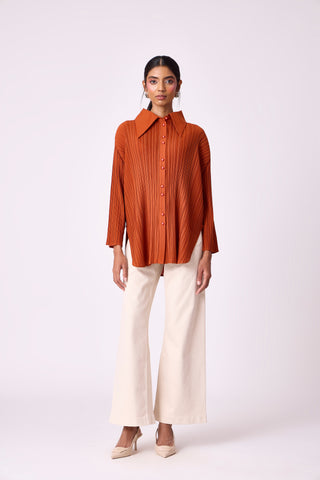Demi Shirt - Rust Orange