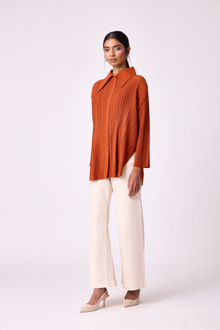 Demi Shirt - Rust Orange