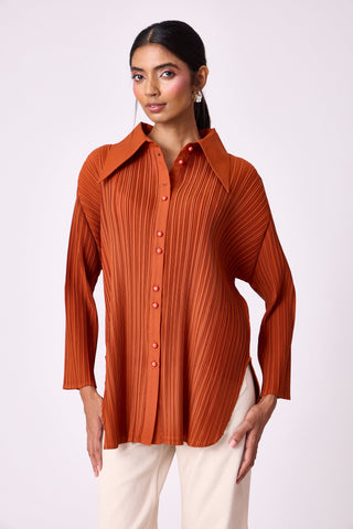 Demi Shirt - Rust Orange