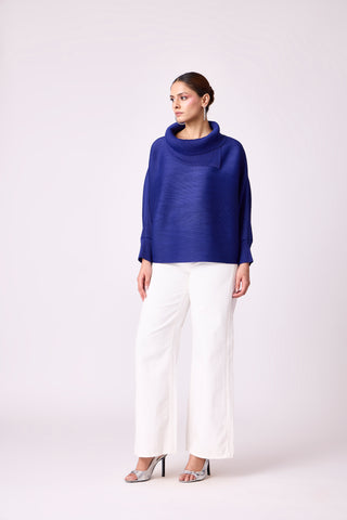 Sloane Batwing Top - Royal Blue