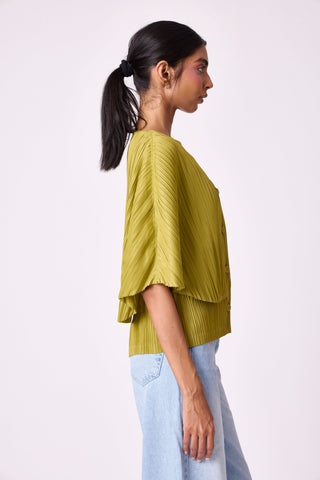 Zoe Shirt - Peridot Green