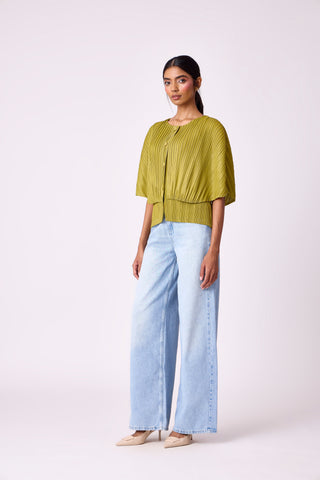 Zoe Shirt - Peridot Green