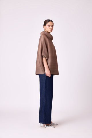 Sloane Batwing Top - Taupe