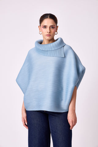 Sloane Batwing Top - Pale Blue