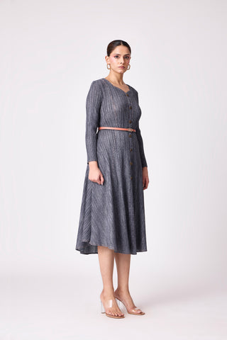 Arizona Denim Wash Dress - Dark Grey