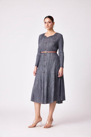 Arizona Denim Wash Dress - Dark Grey