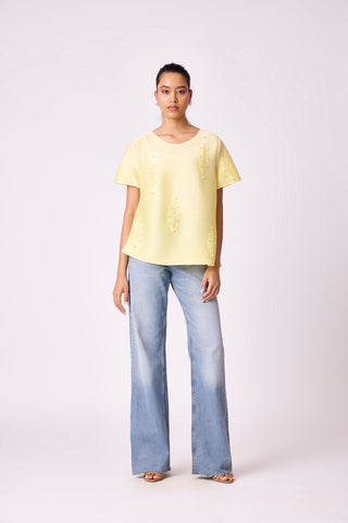 Ayla Top - Lemon Yellow
