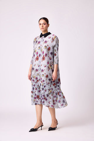 Betsy Shirt Dress - Grey