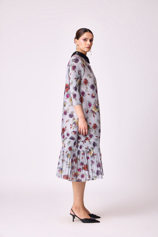 Betsy Shirt Dress - Grey