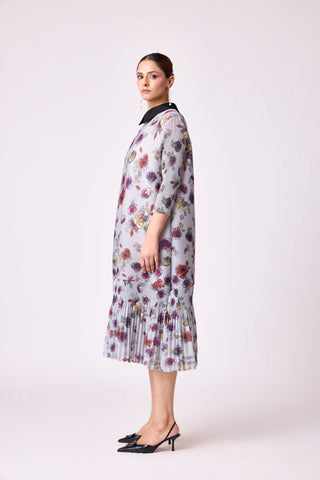 Betsy Shirt Dress - Grey