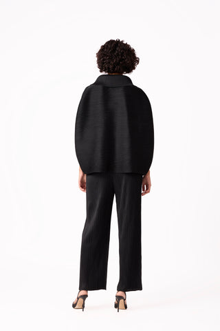 Sloane Pearled Batwing Top - Black
