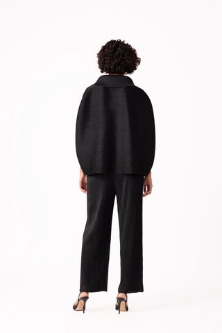 Sloane Pearled Batwing Set - Black