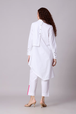 Aiden Applique Tunic - White