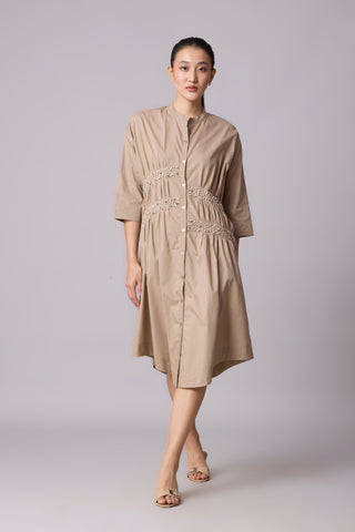 Tatum Dress - Khaki