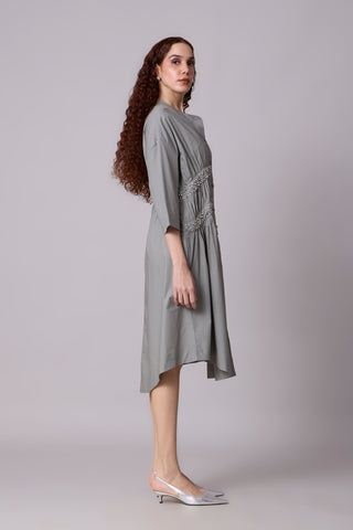 Tatum Dress - Storm Grey