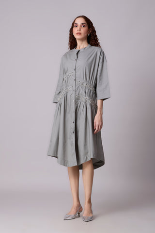 Tatum Dress - Storm Grey